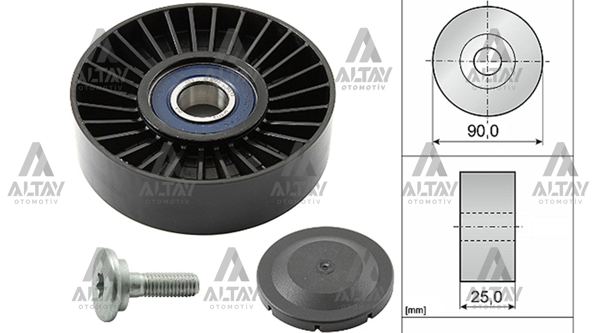 Citroen Jumper V Kayış Gergi Rulmanı Vantilatör Gergisi OEM 575120